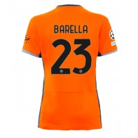 Inter Milan Nicolo Barella #23 3rd trikot Frauen 2023-24 Kurzarm